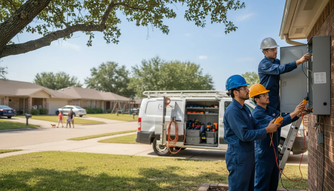 Certified electrician providing emergency electrical services in Fillmore, IN
